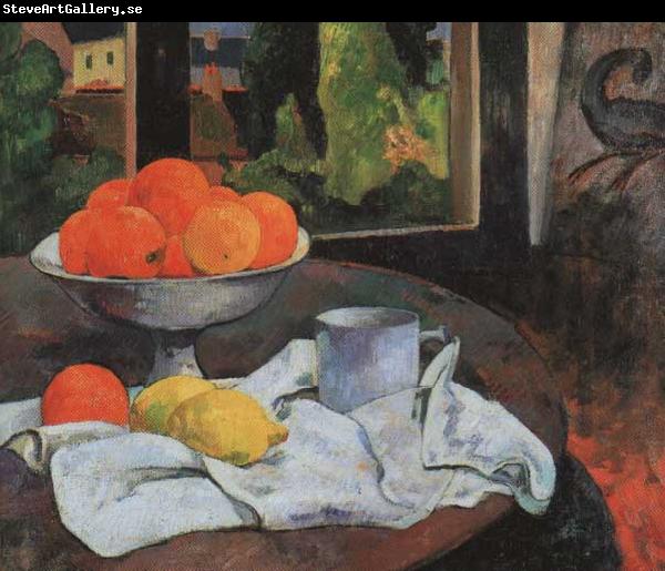 Paul Gauguin Still Life with Fruit and Lemons